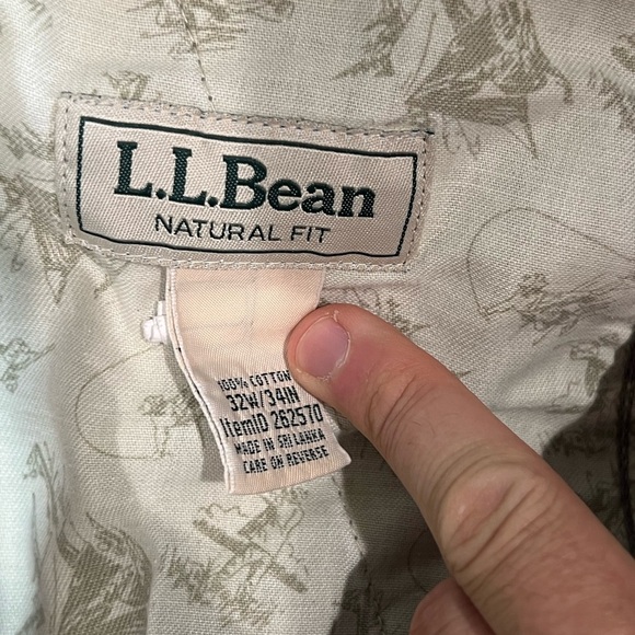 L.L. Bean Men's 32W 34L Hiking Outdoor Cargo Pants Carpenter Tactical Gray - Picture 5 of 12